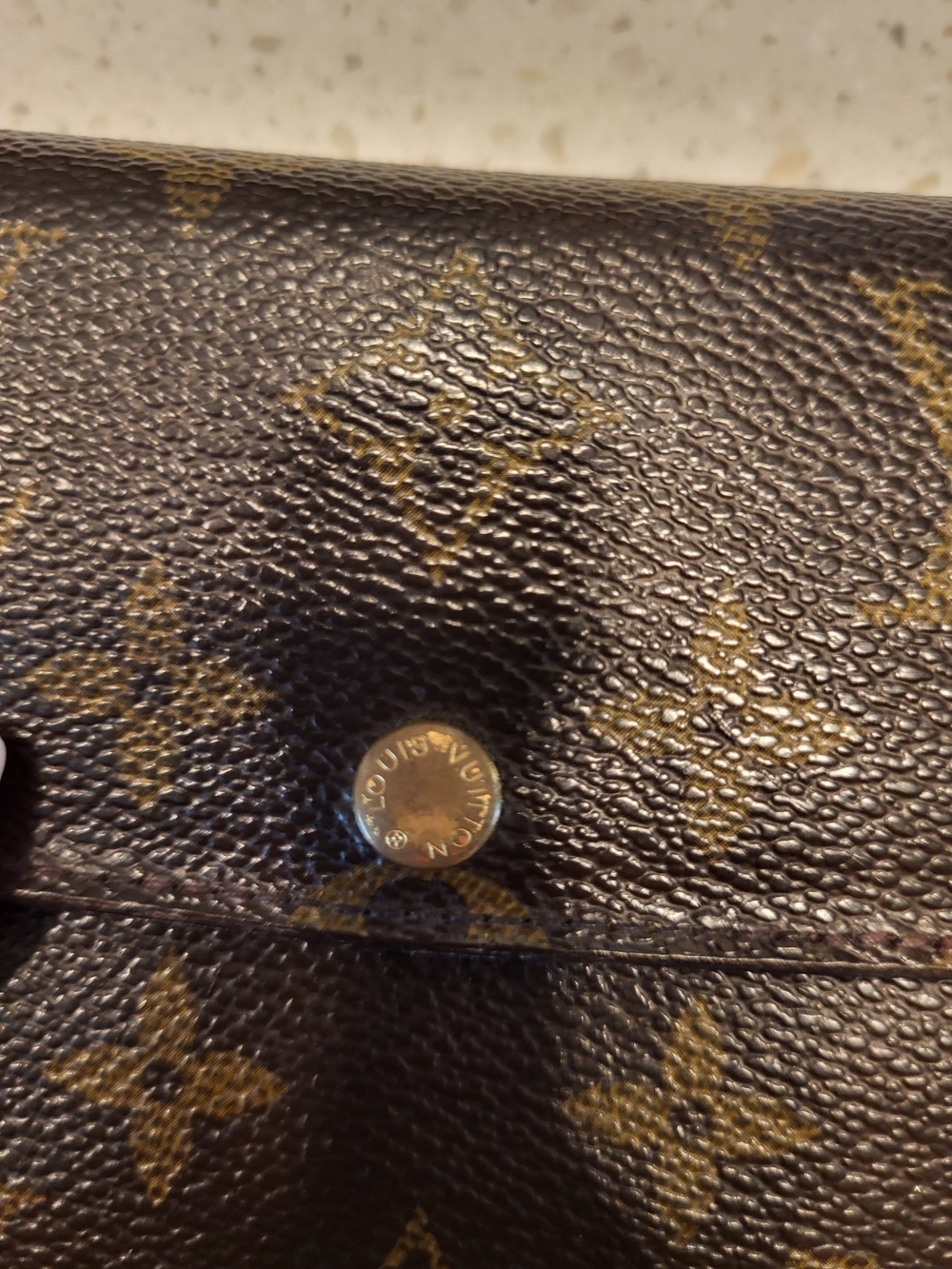 Louis Vuitton Brown Monogram Canvas Wallet with Tan Interior - Picture 7 of 14